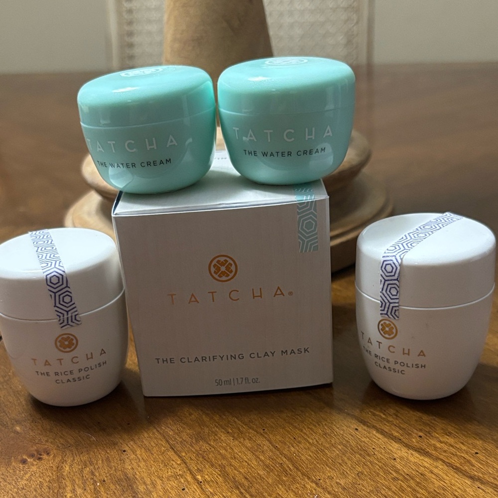 Tatcha skincare set.